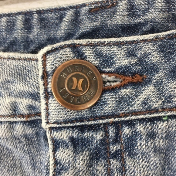 Hurley Denim Mini Skirt - Picture 3 of 4